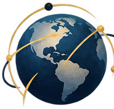 A globe centered on Latin America